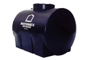 Línea tinacos horizontales negros